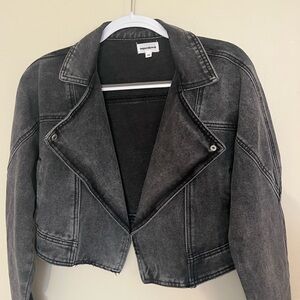 Superdown denim moto jacket
